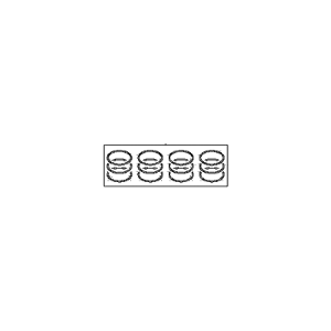 طقم شنابر مكينة كيا 2000