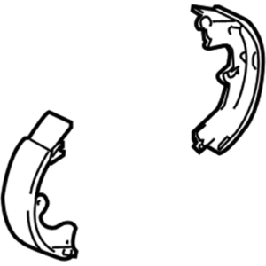 SHOE KIT-PARKING BRAKE كيا 2000