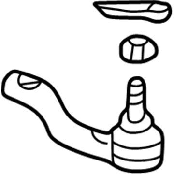 ذراع دركسون خارجي يمين تويوتا كورولا 2001-2007