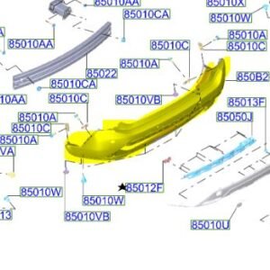 صدام خلفي نيسان أكس تريل 2023-2024