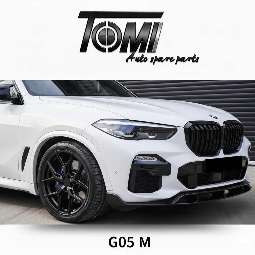صدام أمامي شفّة لامع أسود بي إم دبليو G05 M رياضي – بديل